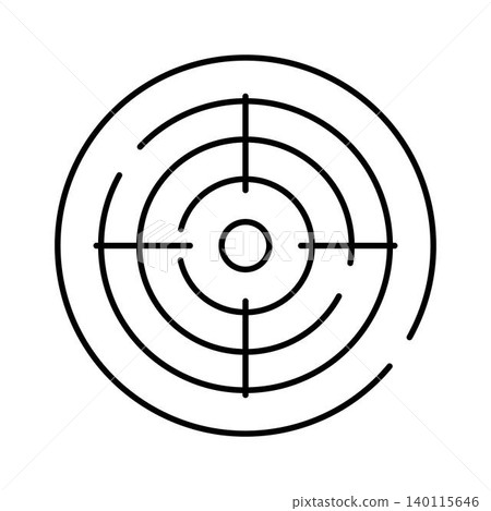 Target icon showing accurate aim and goal setting Target icon showing accurate aim and goal setting 140115646