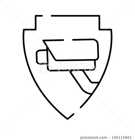 Security shield with surveillance camera monitoring protection Security shield with surveillance camera monitoring protection 140115661