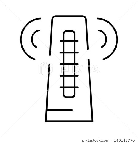 Metronome device creating musical rhythm and tempo Metronome device creating musical rhythm and tempo 140115770