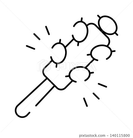Shinto kagura suzu bells musical instrument icon Shinto kagura suzu bells musical instrument icon 140115800