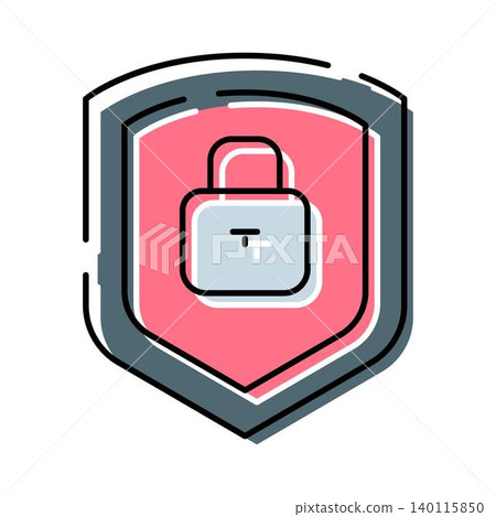 Shield icon protecting data information privacy security concept Shield icon protecting data information privacy security concept 140115850