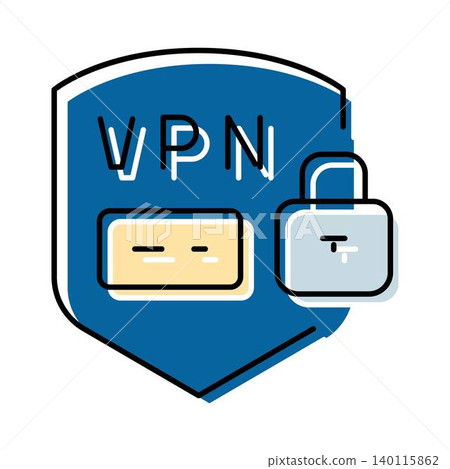 Vpn shield protecting digital data privacy Vpn shield protecting digital data privacy 140115862