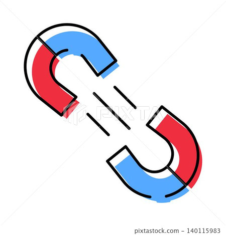 Two magnets creating an attraction force separating Two magnets creating an attraction force separating 140115983