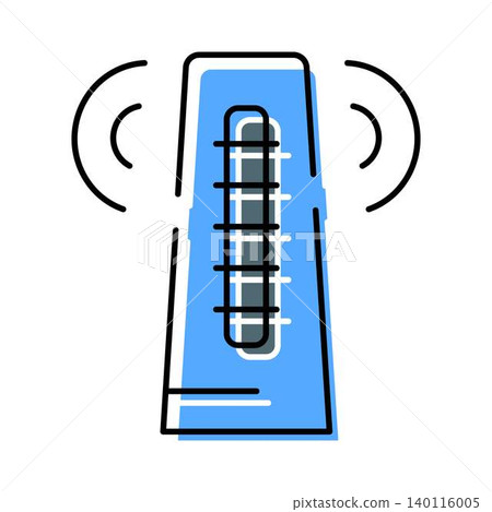 Metronome icon showing rhythm and tempo device Metronome icon showing rhythm and tempo device 140116005