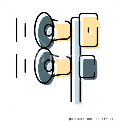 Megaphones transmitting public announcement and communication 140116044