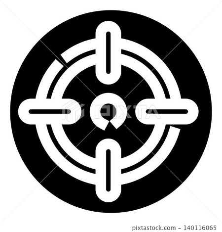 Target icon representing aiming, focus, and precision Target icon representing aiming, focus, and precision 140116065