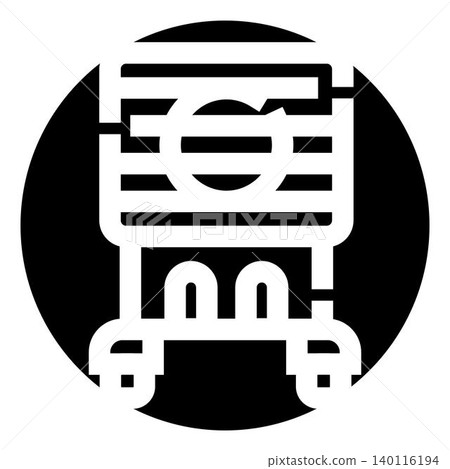 Retail shopping cart with dollar symbol icon Retail shopping cart with dollar symbol icon 140116194