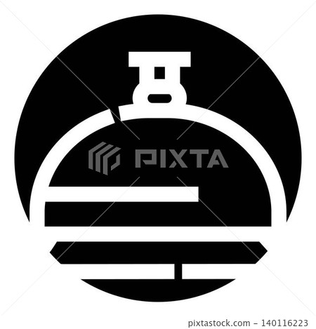 Black and white minimalist circular logo design Black and white minimalist circular logo design 140116223