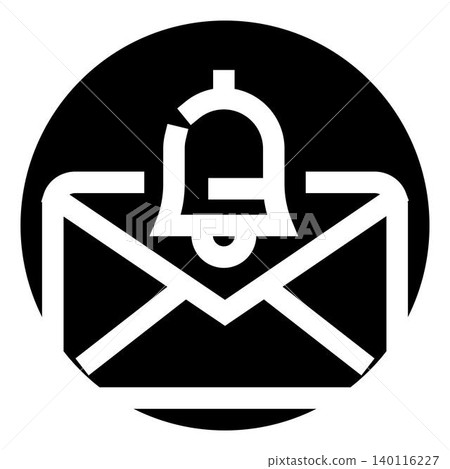 Email notification bell alert for digital communication Email notification bell alert for digital communication 140116227