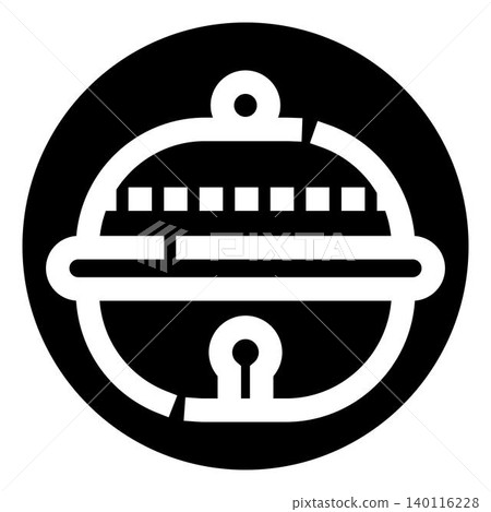 Christmas jingle bell icon for festive decoration Christmas jingle bell icon for festive decoration 140116228