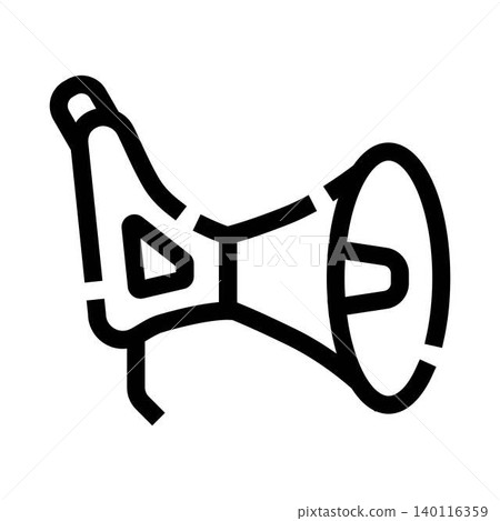 Megaphone icon conveying important announcement and communication Megaphone icon conveying important announcement and communication 140116359