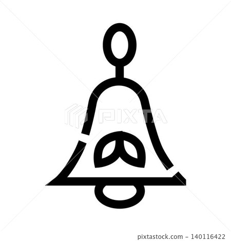 Bell icon signaling event notifications and alert reminder 140116422