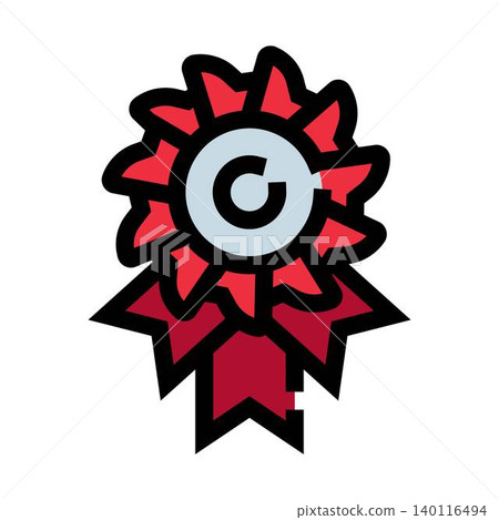 Copyright award rosette badge for intellectual property Copyright award rosette badge for intellectual property 140116494