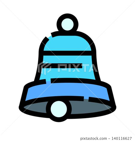 Blue bell icon ringing for notification alert Blue bell icon ringing for notification alert 140116627