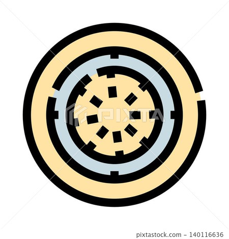 Concentric circles abstract geometric design with light colors Concentric circles abstract geometric design with light colors 140116636