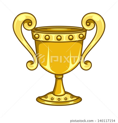 Luxury Gold Cup with Two Handles 140117154