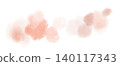 A gentle watercolor pastel illustration featuring red dots. 140117343
