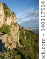 Aerial View Of Trieste City Harbour From Napoleonica Hiking Trail - Famous Climbing Bouldering Area, Gulf Of Trieste Adriatic Italy, Panoramic Karst Hillside Overlook 140117514