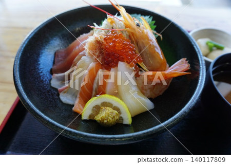 Seafood bowl Japanese food Seafood bowl Japanese food 140117809