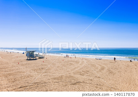 Summer, sea, and beach images: Santa Monica Summer, sea, and beach images: Santa Monica 140117870