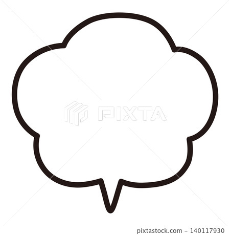Vector illustration of a simple speech bubble. Single item, frame, border, speech bubble Vector illustration of a simple speech bubble. Single item, frame, border, speech bubble 140117930