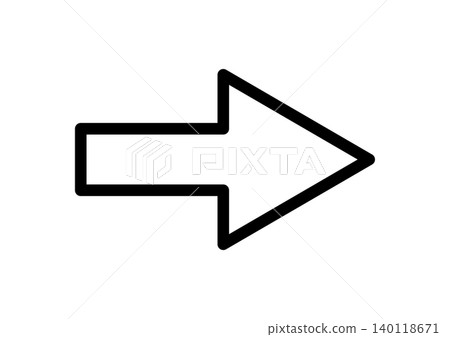 White arrow, pointing right, right turn sign, right-pointing arrow icon, vector illustration White arrow, pointing right, right turn sign, right-pointing arrow icon, vector illustration 140118671
