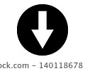 向下箭頭，下降符號，向下箭頭圖標，向量圖 140118678