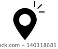 位置圖示、圖釘、地圖、發現、向量圖 140118681