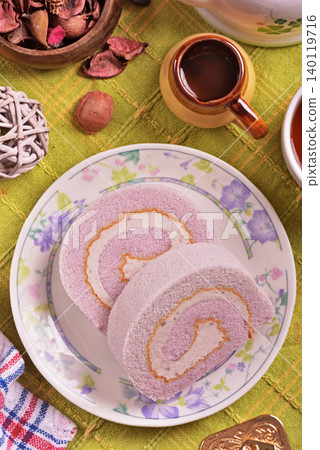 taro swiss roll taro swiss roll 140119716