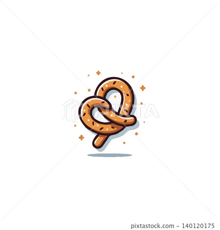 A charming illustration of a pretzel, beautifully rendered in a simple, appealing style. This delightful image captures the essence of a classic baked snack, evoking feelings of warmth, comfort, and A charming illustration of a pretzel, beautifully rendered in a simple, appealing style. This delightful image captures the essence of a classic baked snack, evoking feelings of warmth, comfort, and 140120175