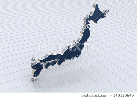 3D map of Japan 3D map of Japan 140120649