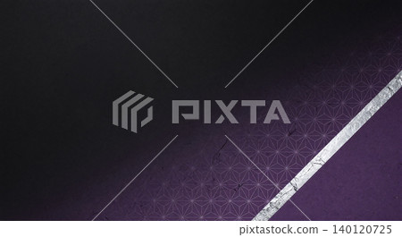 A Japanese-style background material featuring a gradient of jet black and aster green with diagonal silver foil lines. A Japanese-style background material featuring a gradient of jet black and aster green with diagonal silver foil lines. 140120725