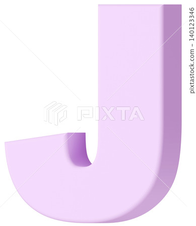 3D材質_字母_J_紫色 3D材質_字母_J_紫色 140123346