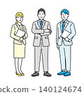 Full set of businessman outfit 140124674