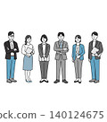 Full set of businessman outfit 140124675