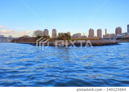 Breakwater "Bird's Island" seen from the sea Breakwater "Bird's Island" seen from the sea 140125664
