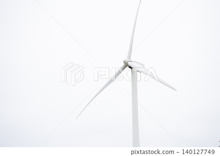 Wind energy. Wind power. Sustainable, renewable energy. Wind turbines generate electricity. Wind farm. Sustainable resources. Sustainable development. Green technology for energy sustainability. 140127749
