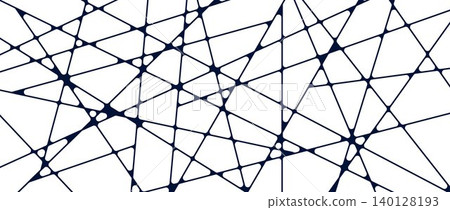 Straight diagonal lines background. Chaotic geometric polygon pattern. Abstract irregular mosaic texture design. Random stripe grid web backdrop. Vector line intersection wallpaper Straight diagonal lines background. Chaotic geometric polygon pattern. Abstract irregular mosaic texture design. Random stripe grid web backdrop. Vector line intersection wallpaper 140128193