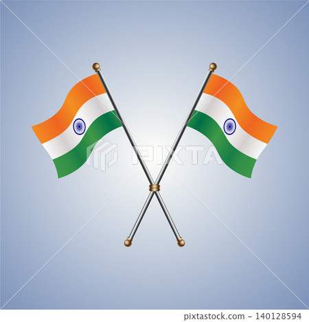India flag Vector Illustration India flag Vector Illustration 140128594