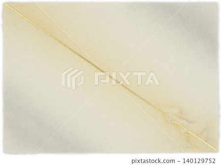 日式背景，以淡琥珀色和淺墨色水彩為主，點綴著一條閃閃發光的金色箔線。 140129752