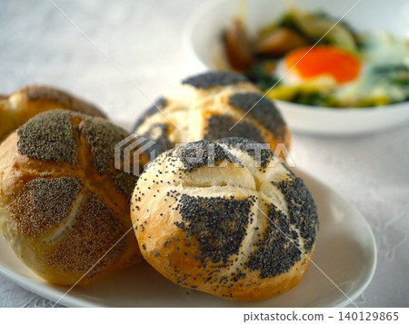 Kaiser rolls and gratin Kaiser rolls and gratin 140129865