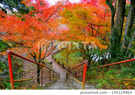 Falls of Sogaki in autumn Falls of Sogaki in autumn 140129964
