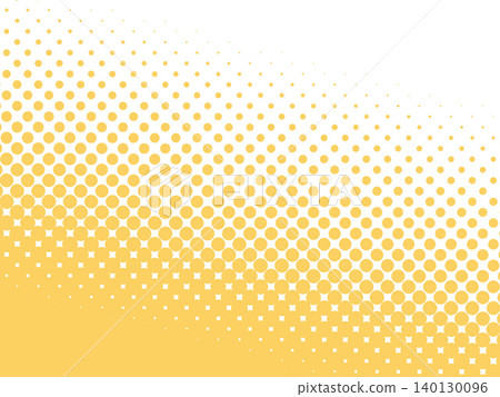 Halftone orange background material 140130096