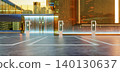 3d rendering ev charging stations in modern city parking lot 140130637