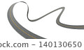 3d rendering winding asphalt road creating a complex journey path 140130650