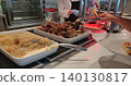 Dining Room Buffet aboard the luxury abstract cruise ship 140130817
