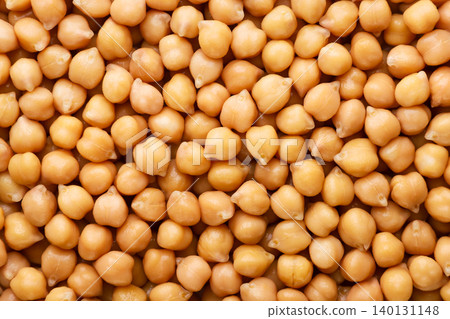 Boiled chickpeas background. Top view Boiled chickpeas background. Top view 140131148