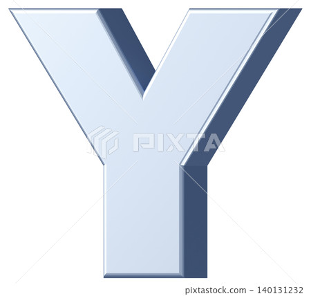 3D Material_Alphabet_Y_Silver 3D Material_Alphabet_Y_Silver 140131232