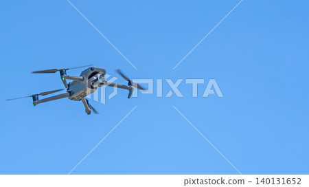 Drone flying blue sky Drone flying blue sky 140131652