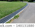 Drainage ditch, rain, rainwater, disaster prevention, ground, disaster, ground, asphalt, road 140131880